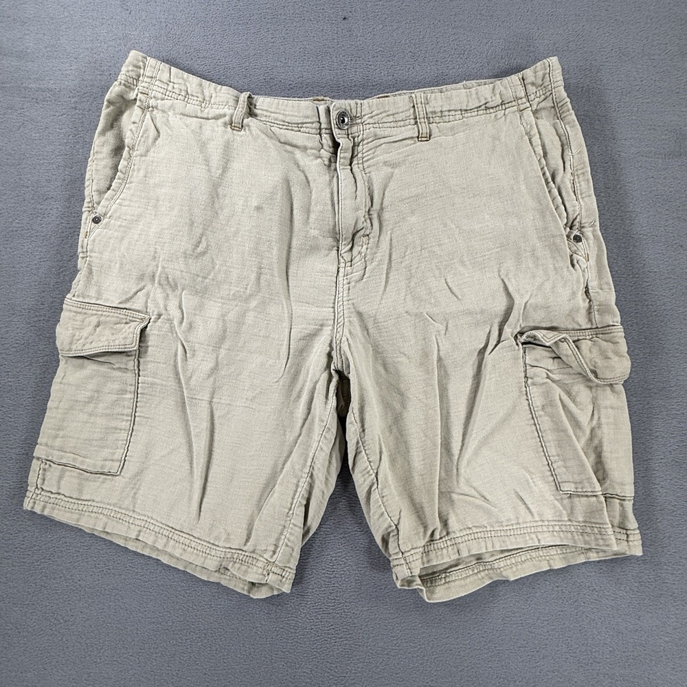 Tommy Bahama‎ Relax Mens Size 38 Khaki Cargo Pockets Outdoor Casual Shorts
